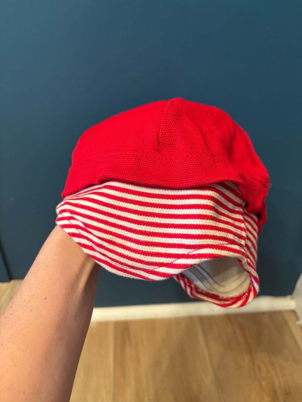 Diving Belle by Jantzen Red and White Striped Hat